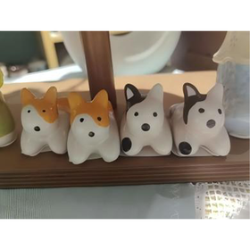 瓷器摆件TEEMJADE奔跑狗