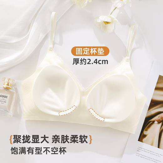 雅黛俪女士聚拢内衣U型大美背固定杯文胸罩 商品图4