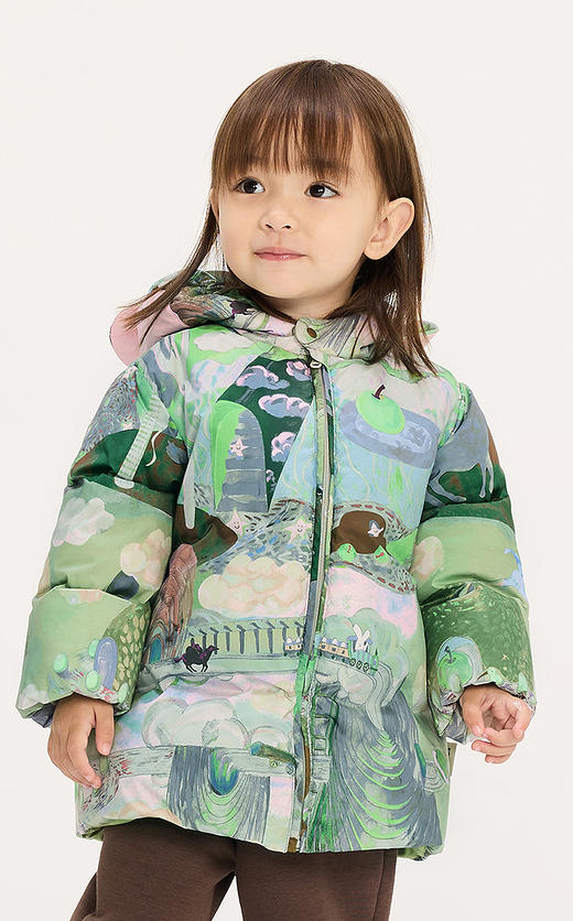 jnby   25年冬款  中长款羽绒服  YPAC11030 商品图5