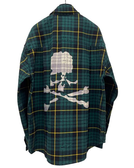 男款印花格纹长袖衬衫lv 商品图1