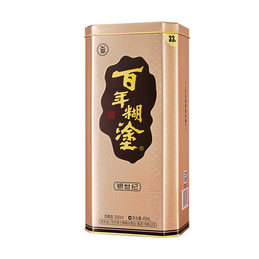 百年糊涂浓香型白酒33度 450mL*6瓶 银世纪【了解更多询客服】 商品图2