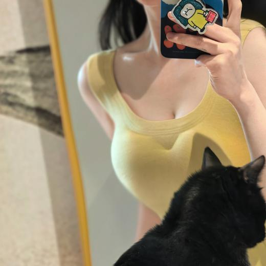 [屁侠亲荐.pippa]哈夫HOLF 猫猫绒系列 德绒bra-in背心 轻薄温暖 商品图0