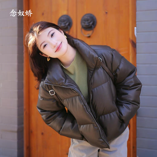 【商场同款】CNO5A86 “ 蛋白皮羽绒服 ” 柔软蛋白皮挡风挡雨 锁温舒适 商品图5