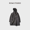 ROMI STUDIO“美式复古”重工洗水可拆卸连帽风衣外套 RWCWWT6047 商品缩略图0