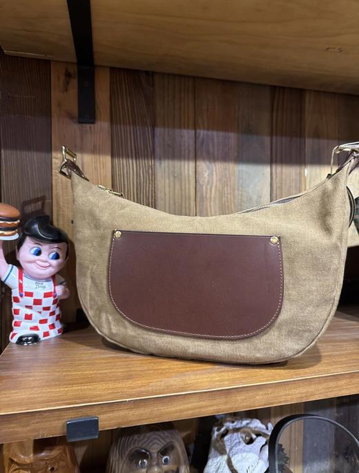 YU LEATHER/CA24DL/帆布饺子包 商品图5