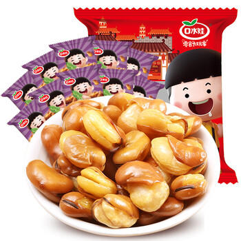 口水娃兰花豆五香味300g炒货蚕豆坚果干果休闲零食小吃 商品图0
