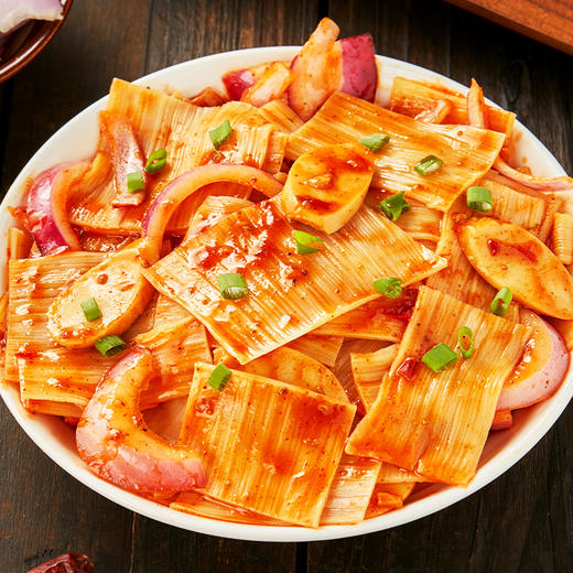 【在家也能吃到❗️东北烤冷面】速食美味轻松上手，煎烤炒皆宜，搭配专用酱料，酸辣开胃，烤冷面500g/袋送酱汁酱料家庭装速食冷面片L-d 商品图4