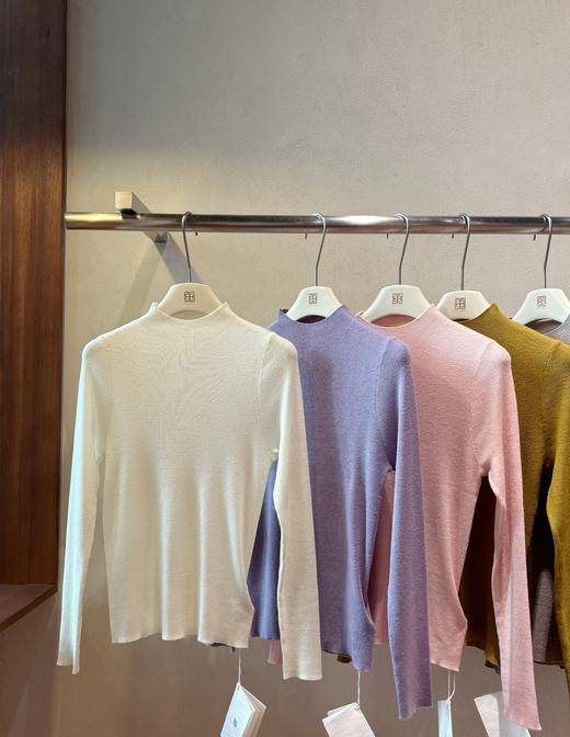 PIANAI冷小姐# 多色【半高领】羊毛打底衫 商品图2