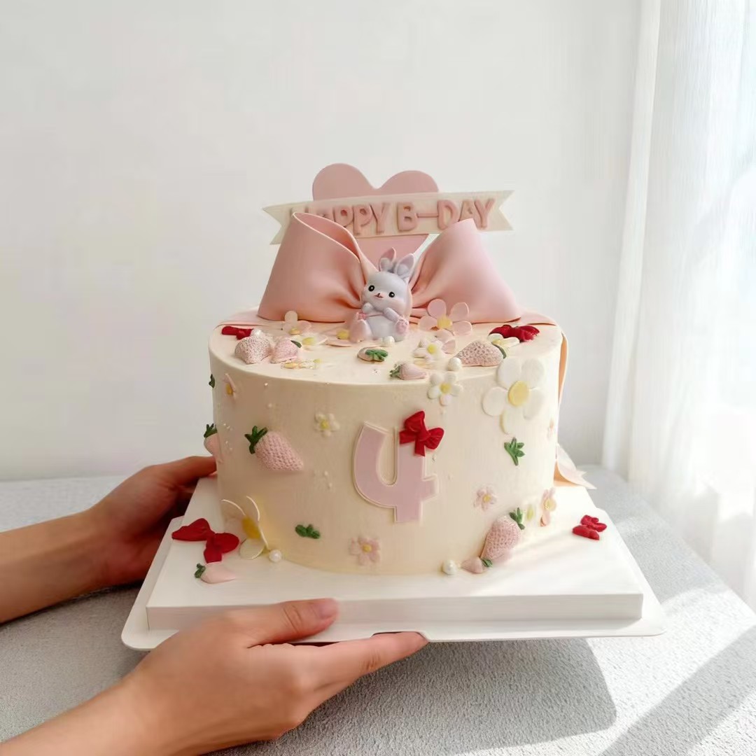 【新款】可爱小兔叽蛋糕  | 自带治愈光环的小兔子，一眼萌化~~
