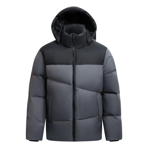 罗蒙冬季短款羽绒服男士拼色连帽休闲百搭面包服保暖羽绒外套 商品图11