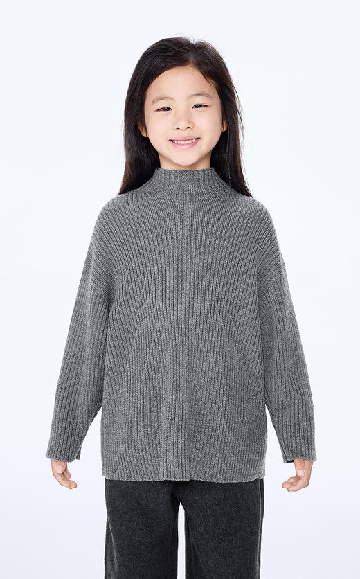 jnby   25年冬款  长袖套头毛衫  1PA311800 商品图3