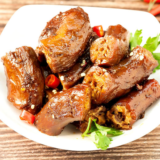 【门店同款】香辣鸭脖230g盒装 现做现发微辣口味 卤味零食小吃休闲食品湖北特产 商品图4