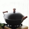 出口日本玄铁纹双耳炖炒锅 加送纯铁盖告别油烟 + 化学涂层 32CM/34CM可选 物理不粘 受热均匀 炒菜更香基地直邮 商品缩略图2