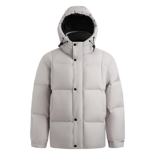 罗蒙冬季连帽羽绒服男士休闲连帽款面包服厚实保暖羽绒服外套 商品图11