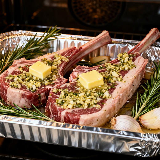 金陇雪有机羔羊原切法式羊排 国产羊肉生鲜食材羊排烧烤食材 1斤装 商品图2