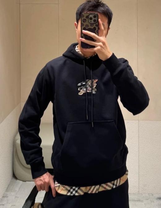 男款刺绣连帽卫衣he007 商品图3