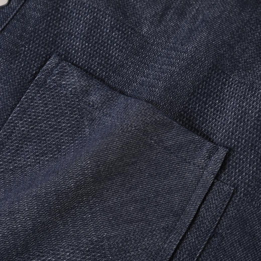 GXG男装【贴布口袋】春季男款时尚休闲牛仔翻领长袖衬衫K&C 商品图9