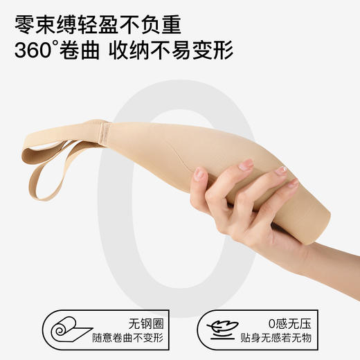 【298选3】A1-【A-C杯】【圆润全罩杯】【隐形粉底液内衣洞洞杯】润微提拉聚拢无钢圈舒适无痕薄款内衣文胸罩   提拉羽纱 商品图8