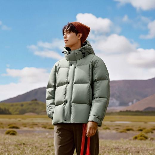 罗蒙冬季连帽羽绒服男士休闲连帽款面包服厚实保暖羽绒服外套 商品图7