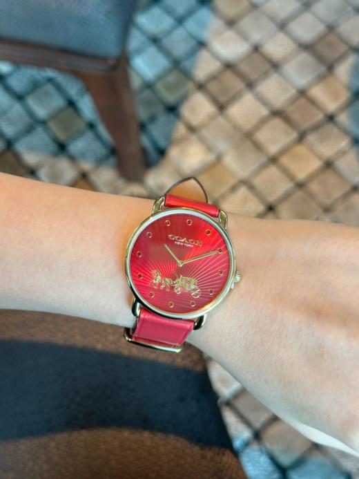 【双十二特惠】【马年限定】COACH/蔻驰ELLIOT系列马年限定生肖石英女表手表套盒 商品图3