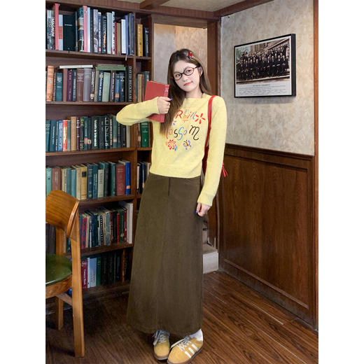 <曾小咸推荐>3.1现货秒杀！微信超特价！韩系字母印花宽松毛衣 日常199.99 立减110 秒杀89.99！ 商品图2