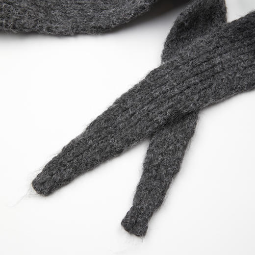 ROMI STUDIO“时髦搭配”羊毛混纺柔软拉法帽围巾一体 RWCWP07224 商品图5