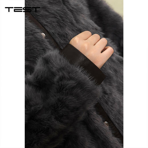 冬上新通勤百搭优雅气质保暖毛绒外套2254131 商品图3