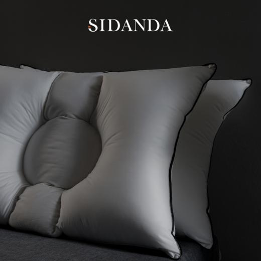 品牌直发 SIDANDA 女生专用护颈低睡枕 48cmx74cm 白色（含真丝枕套） 商品图3
