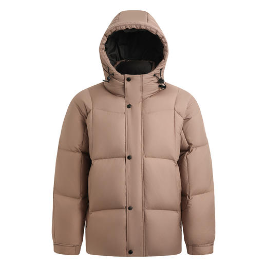 罗蒙冬季连帽羽绒服男士休闲连帽款面包服厚实保暖羽绒服外套 商品图10