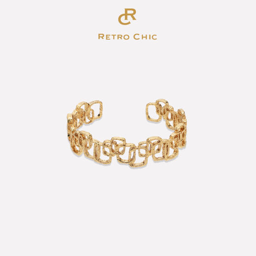 Ancient Rome古罗马时期 | 罗马金/银色弧光手镯小号 商品图0