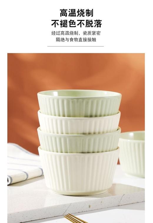 （4只装）奶油风碗釉下彩高颜值碗 舒芙蕾布丁杯 商品图4