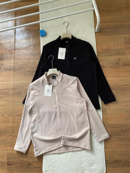 可隆男士抓绒保暖POLARTEC混纺半拉链长袖衫 商品图1