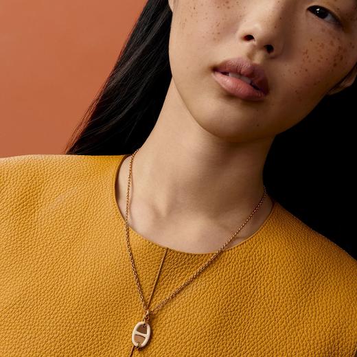 意大利回流，正品订单！全套包装礼盒！爱马仕经典猪鼻子项链 商品图2