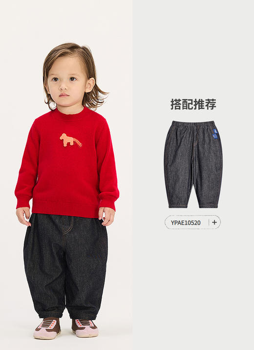 jnby  25年冬款  长袖套头羊绒衫  YPA310600 商品图4