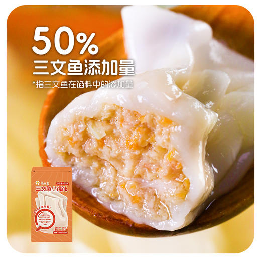 【拾味爸爸】简而盐鲜肉/三文鱼馄饨组合装 商品图4