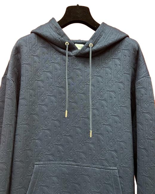 男款logo暗纹连帽卫衣he010 商品图2