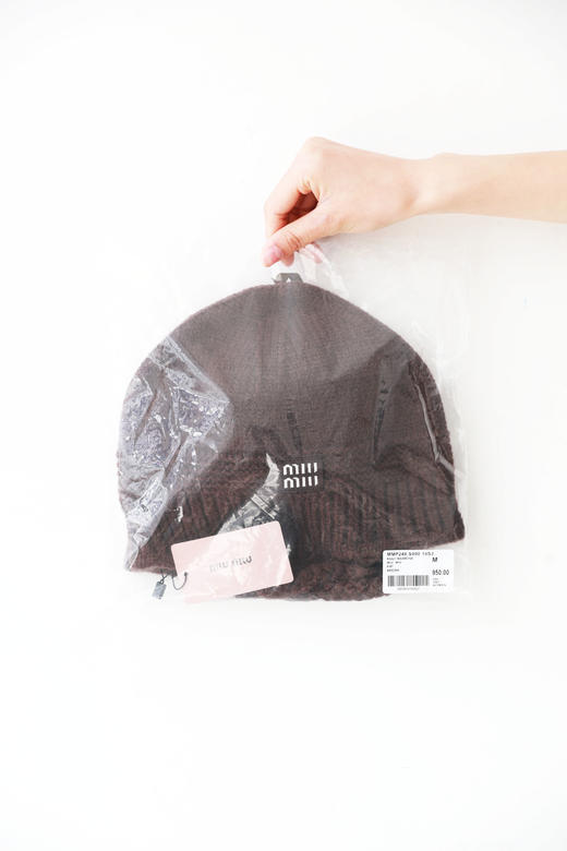 成分是羊毛+羊绒，千金感毛球儿帽子。羊绒粗线混纺飞机帽C112888 商品图14