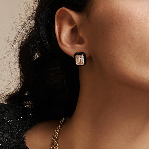 Ancient Rome古罗马时期 | 罗马白色盾牌耳钉 商品图1