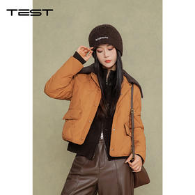 冬上新工装风通勤保暖夹克短棉衣2254164