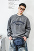 徐太浪【街头风 字母刺绣】加绒卫衣男秋冬款内搭休闲打底衫上衣 商品缩略图5