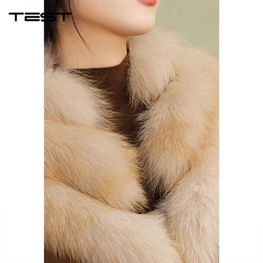 冬上新大毛领宽松保暖时尚皮草外套2254140 商品图3