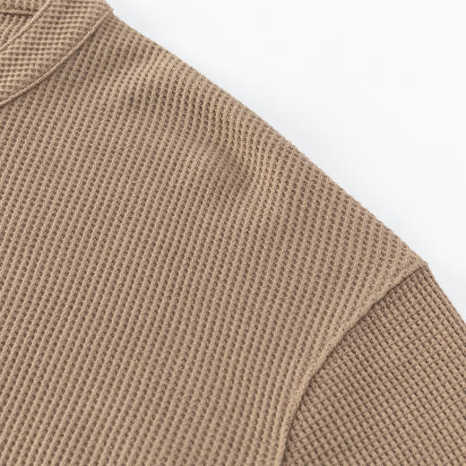 GXG男装25秋季时尚百搭肌理感简约休闲男式圆领长袖T恤衫上衣K&C 商品图8