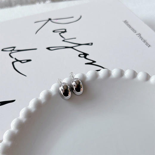 清冷高级韩系豆豆耳钉银针耳环-纪念日百货门店同款162243312 商品图1