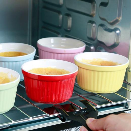（4只装）陶瓷舒芙蕾布丁烤碗烤箱专用烘焙碗空气炸锅家用蒸蛋蒸菜 商品图4