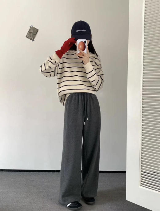 【秒杀价已调 直接拍】PM麦家 弯刀糯米裤 极简风 垂感够够的香蕉裤 商品图6