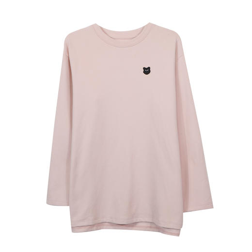 圆领宽松加绒加厚布标打底衫-纪念日百货门店同款167843940 商品图4