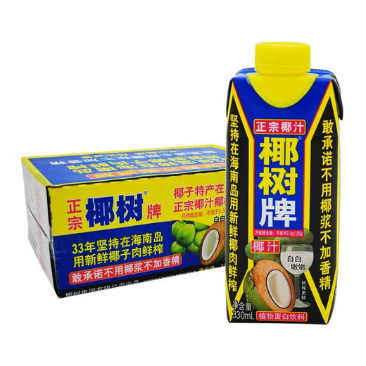 椰树植物蛋白无糖椰汁 商品图0