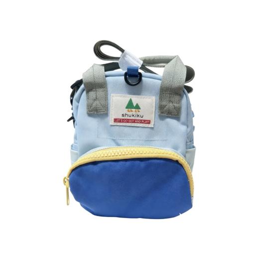 shukiku × OHIYO 泡泡糖斜挎双肩两用包 薄荷蓝莓 商品图0