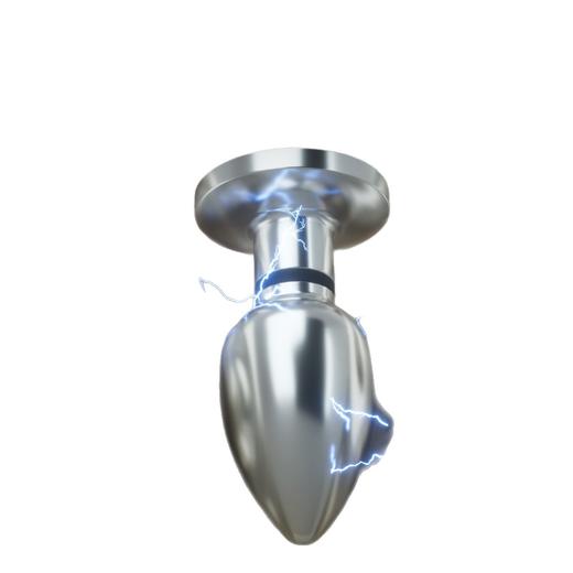 谜姬 金属电击肛塞后庭调教酥麻快感男女共用后庭成人用品 商品图4