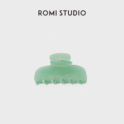 ROMI STUDIO“简约优雅”醋酸板材光油色泽百搭鲨鱼发夹 RWDSP01724 商品图0